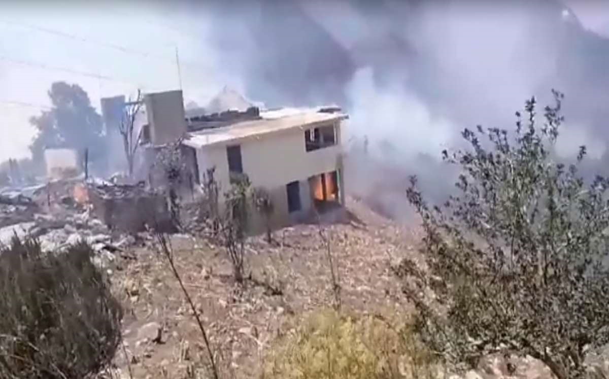 Muere hombre por incendio forestal en Zacatlán | Especial