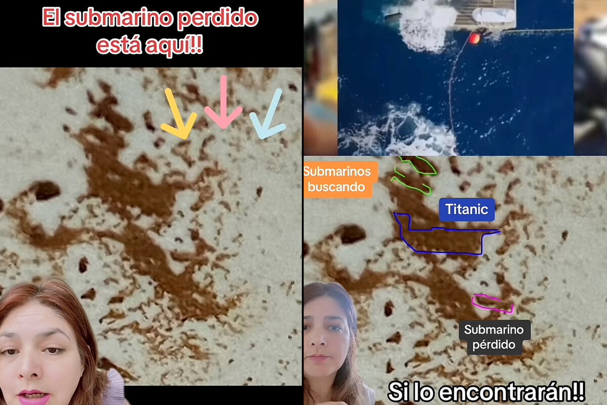 Mujer vio la ubicación del sumergible perdido del Titanic en su taza de café