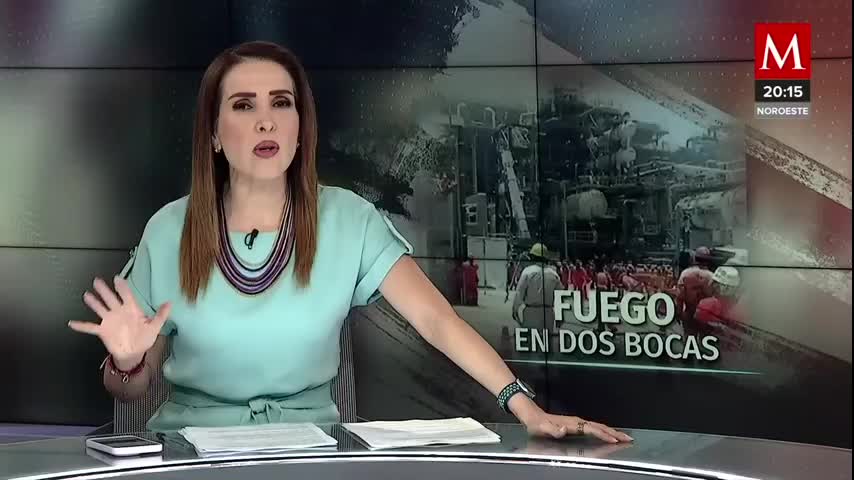 Se registra accidente en Dos Bocas, se dijo que era una explosión pero fue un incendio