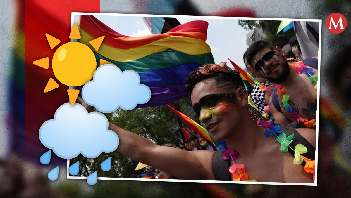 Clima en Ciudad de México durante la marcha LGBT 2023. | Cuartoscuro