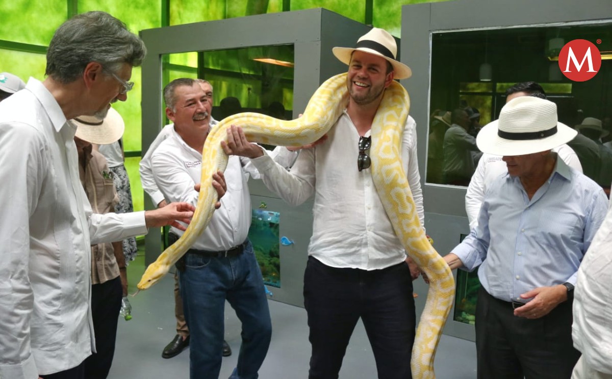 Embajadores de la Unión Europea convivieron con la fauna de la reserva ecológica El Cielo, en Tamaulipas.