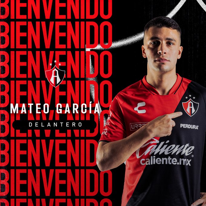 Atlas hace oficial la llegada del argentino Mateo García (Cortesía)