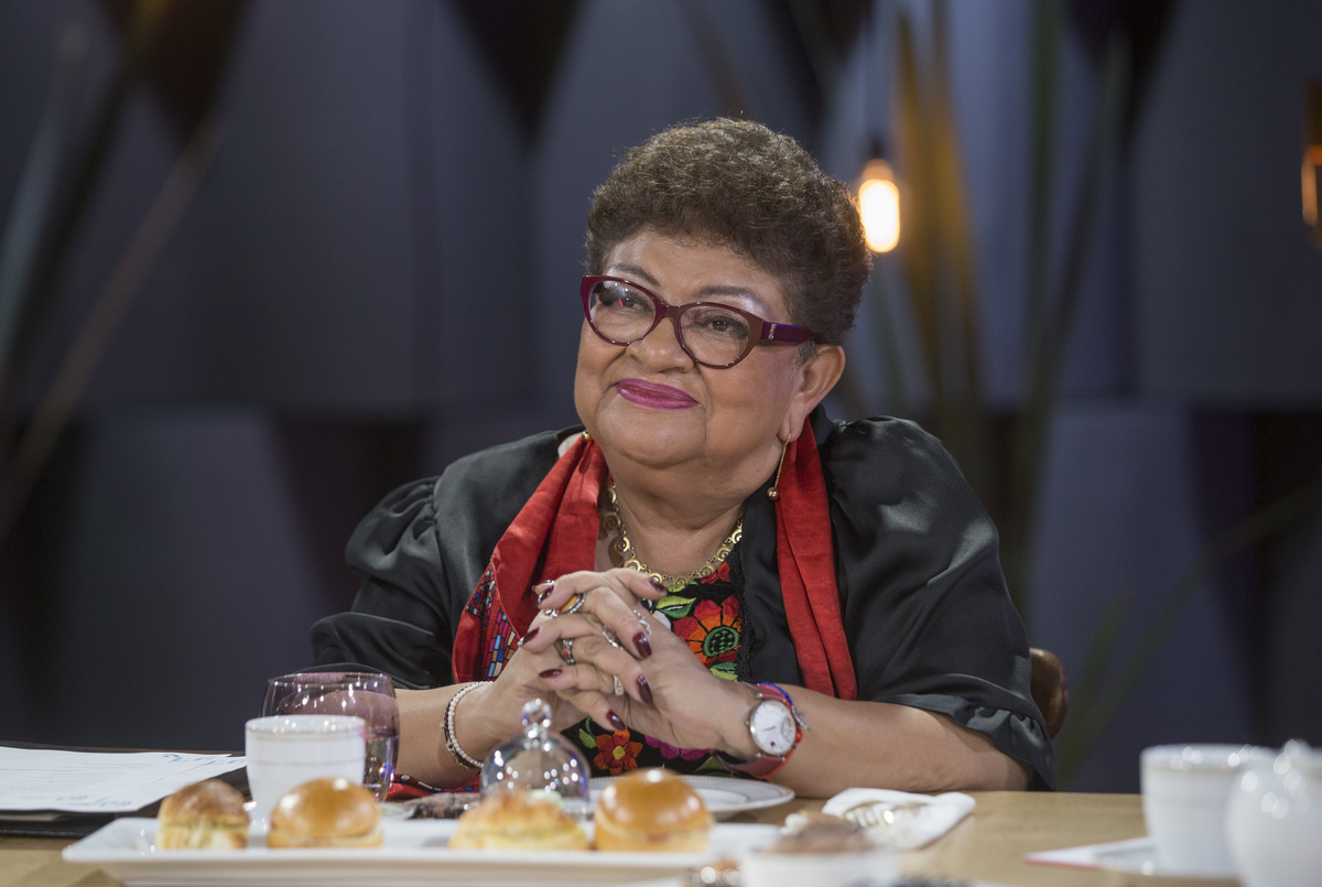 Ernestina Godoy en Café Milenio. (Jorge González)