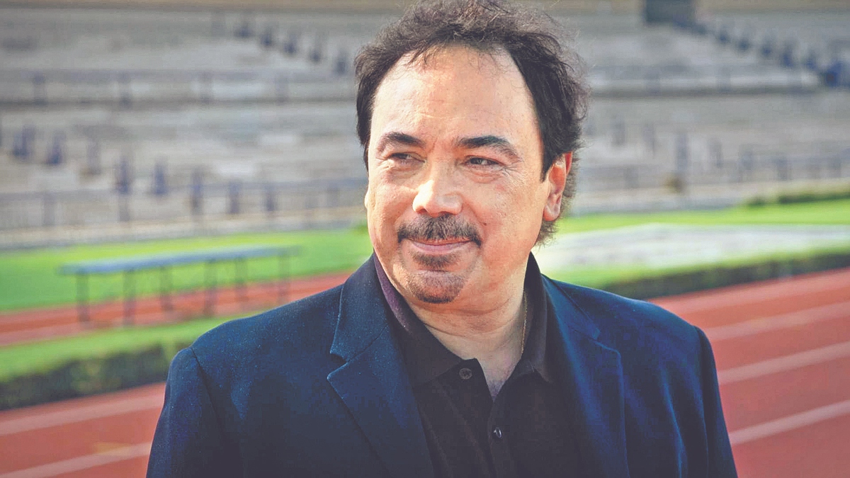 Hugo Sánchez, en el estadio Olímpico Universitario. Especial