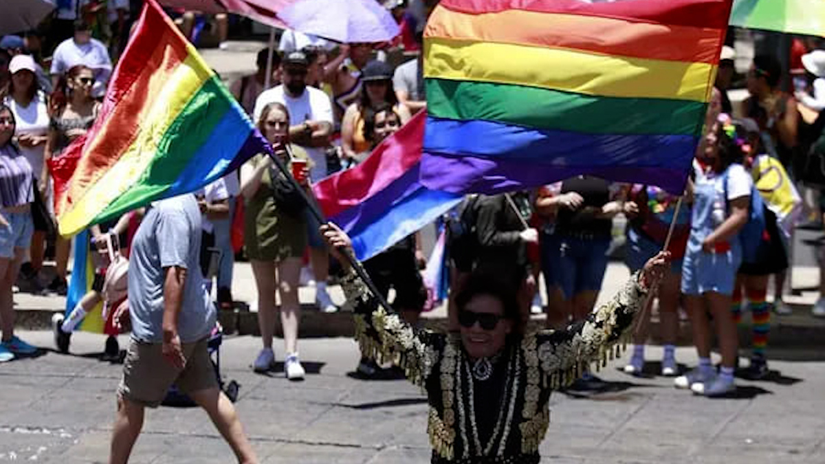Así luce Paseo de la Reforma por la marcha del orgullo LGBTTTIQA+