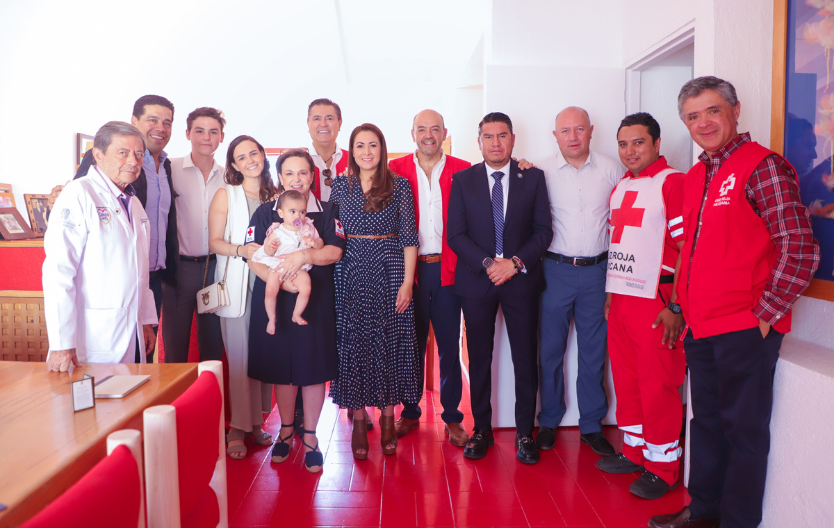Tere Jiménez inaugura base norte de la Cruz Roja; beneficiará a 46 mil familias
