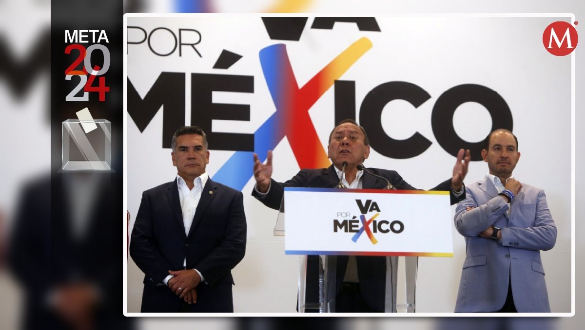 Alianza Va por México anuncia el método para elegir al candidato presidencial. (Especial)