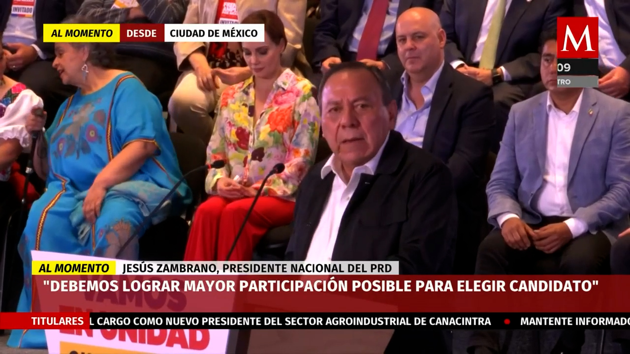 "No hay ni habrá simulación de dedazos, sino democracia": Jesús Zambrano