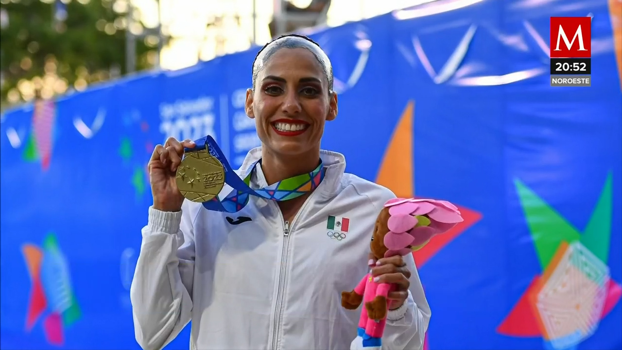 Nuria Diosdado GANA oro en natación artística en los Juegos Centroamericanos | VIDEO