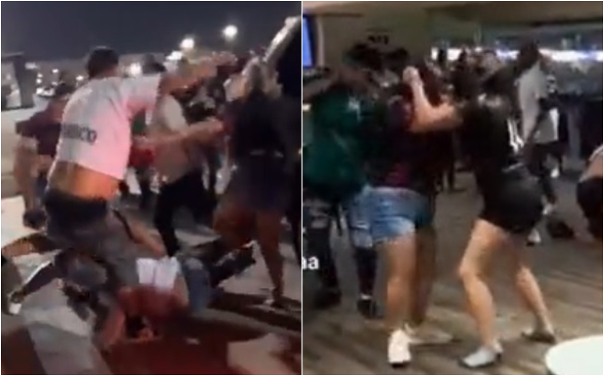 Aficionados protagonizan diversas peleas campales tras el México vs Honduras en la Copa Oro (Especial)
