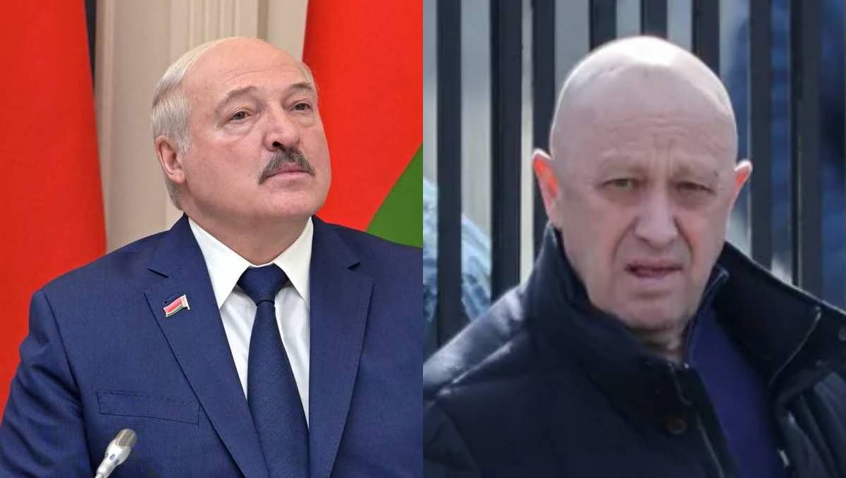Alexandr Lukashenko, presidente bielorruso y Yevgueni Prigozhin, líder de Wagner. (Especial).