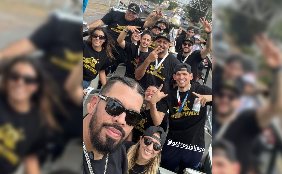 Astros celebra bicampeonato con su gente (Instagram @becerro_llamas)