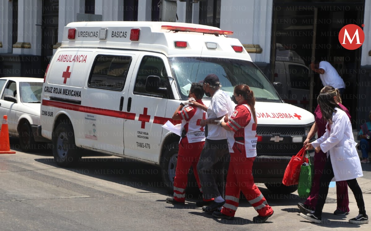 Cruz Roja de Tampico atiende a personas por altas temperaturas. (Yazmín Sánchez)