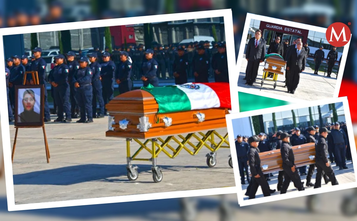 Despiden a policía fallecido durante enfrentamiento en Tamaulipas
