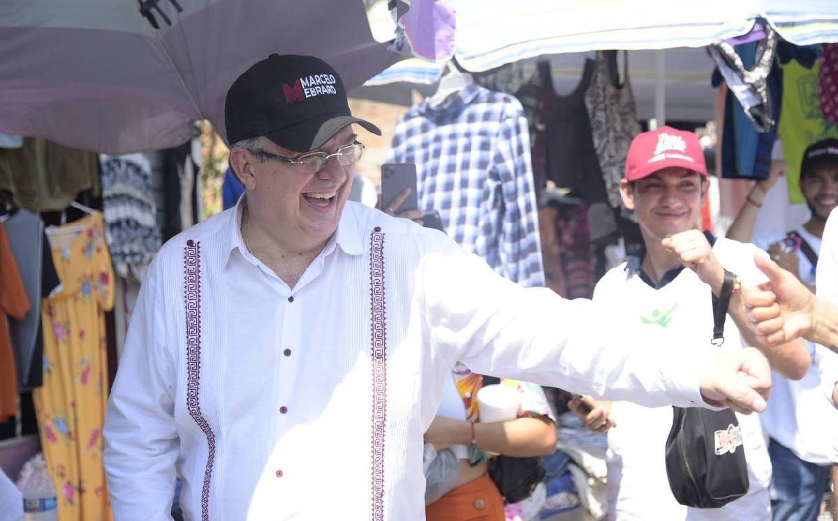 El ex canciller.Foto:@m_ebrard