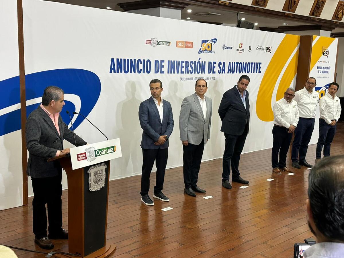 Empresa 'SA Automotive' invierte 15 mdd en Ramos Arizpe. | Especial