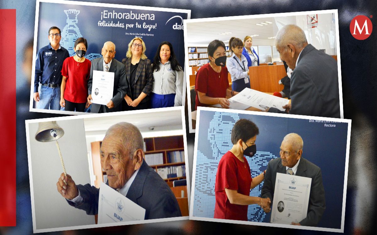 Estudiante de 86 años se titula como ingeniero en la BUAP | Especial | Diseño Milenio