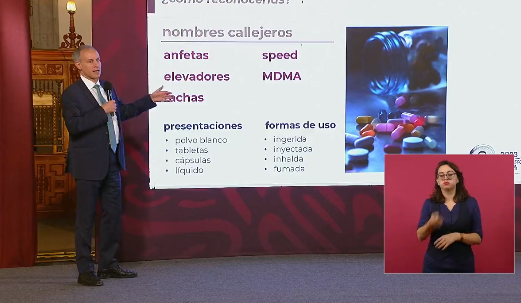 La metanfetaminas son las drogas de mayor impacto en México. | Captura