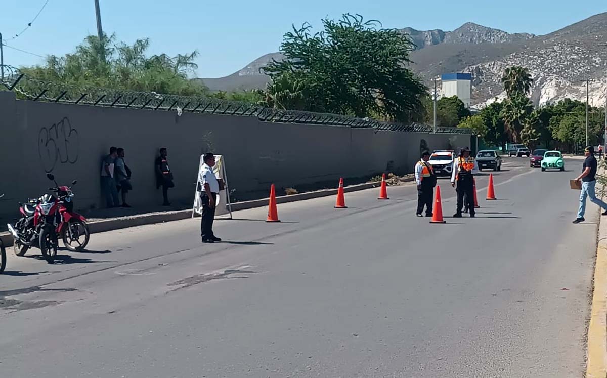 El operativo este martes se colocó en Laguna Sur. (Especial)