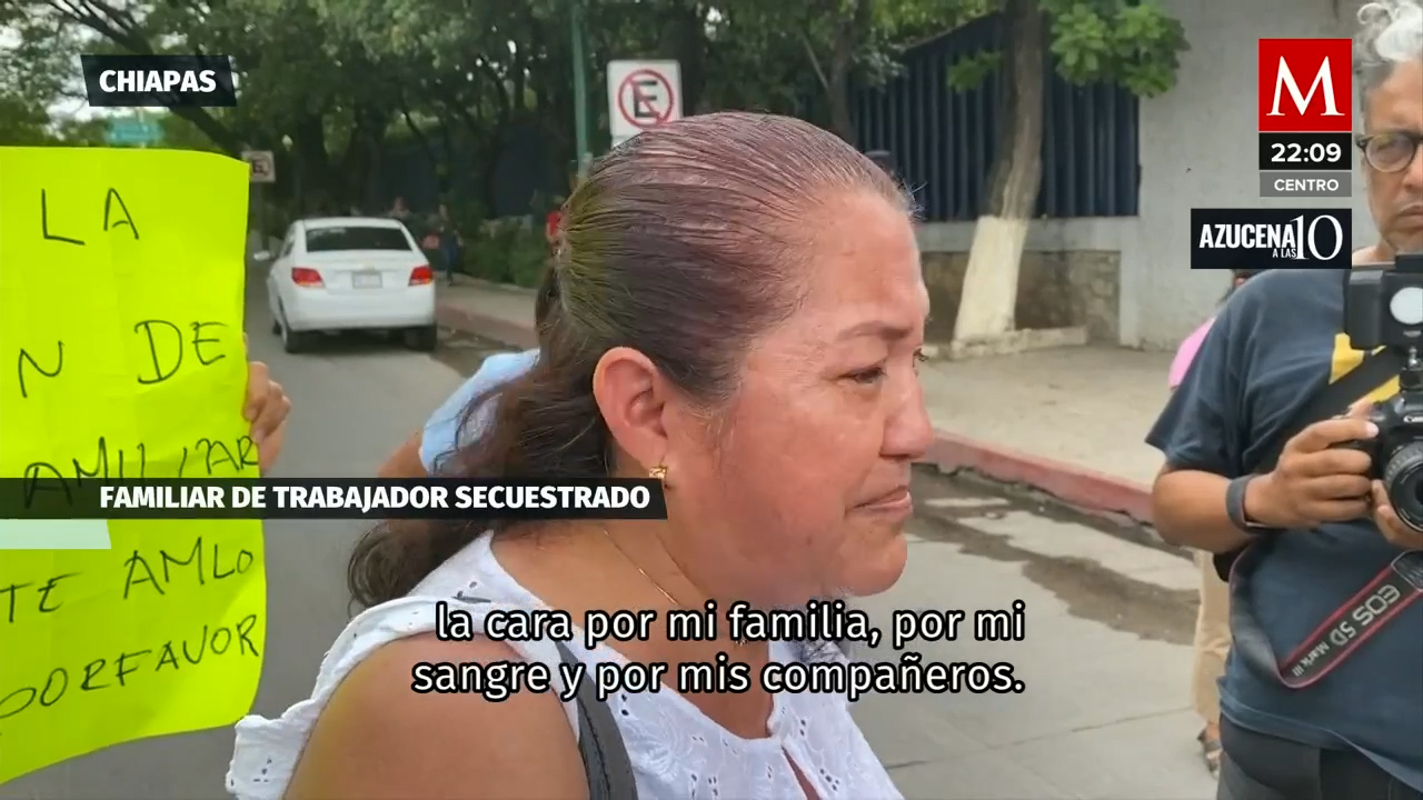 Amigos y familiares protestan en demanda de la localización de sus parientes desaparecidos en Chiapas|