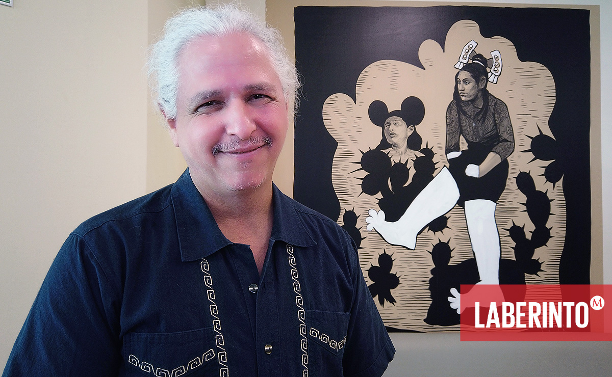 El artista Hugo Crosthwaite. (Foto: Alejandro Ontiveros)