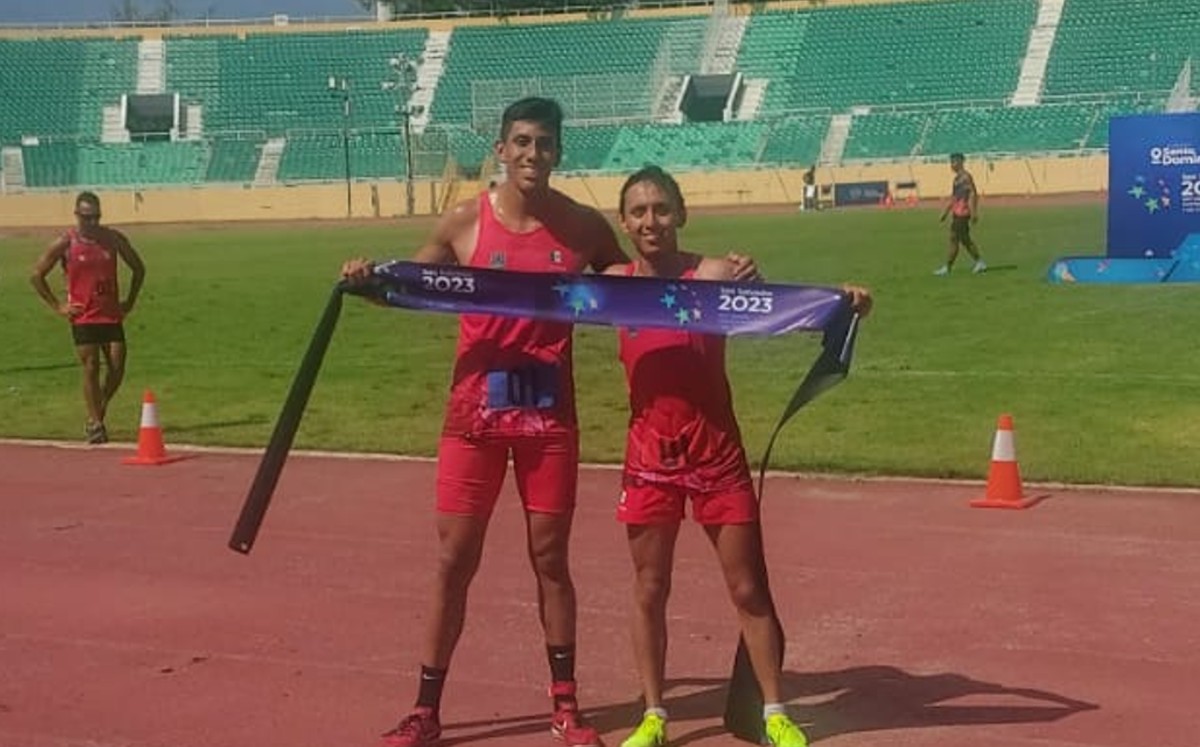Emiliano Hernández y Manuel Padilla ganaron oro en relevo masculino del pentatlón moderno (@CUFIDE_Edomex)