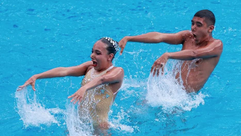 Natación artística en dueto mixto le da a México otra medalla de oro en Juegos Centroamericanos