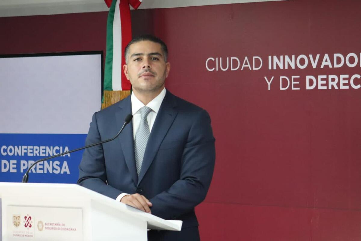 Omar García Harfuch, secretario de Seguridad Ciudadana de CdMx. | Especial