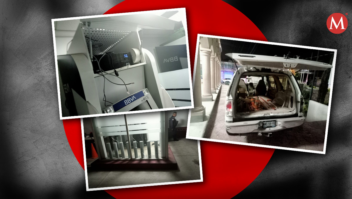 Autoridades frustran robo de cajero en Chimalhuacán; aseguraron vehículos y herramienta (Especial)