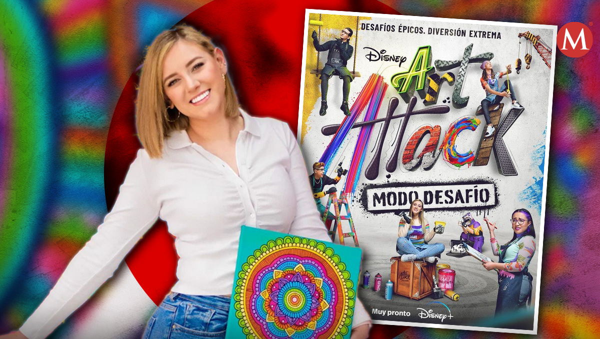 Dani Hoyos, la poblana que estará en 'Art Attack modo desafío' de Disney | IG: Dani Hoyos/ Diseño Milenio
