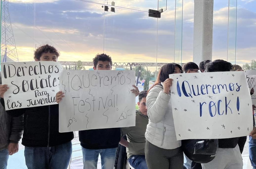 Jóvenes piden festival de rock en Tizayuca. (Redes sociales)!