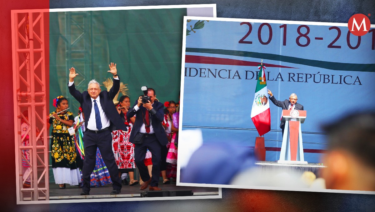 Con mensaje y en el Zócalo: así sera el festejo de AMLO a 5 años de ganar la presidencia.  | Héctor Téllez y Nelly Salas/Diseño: Óscar Ávila