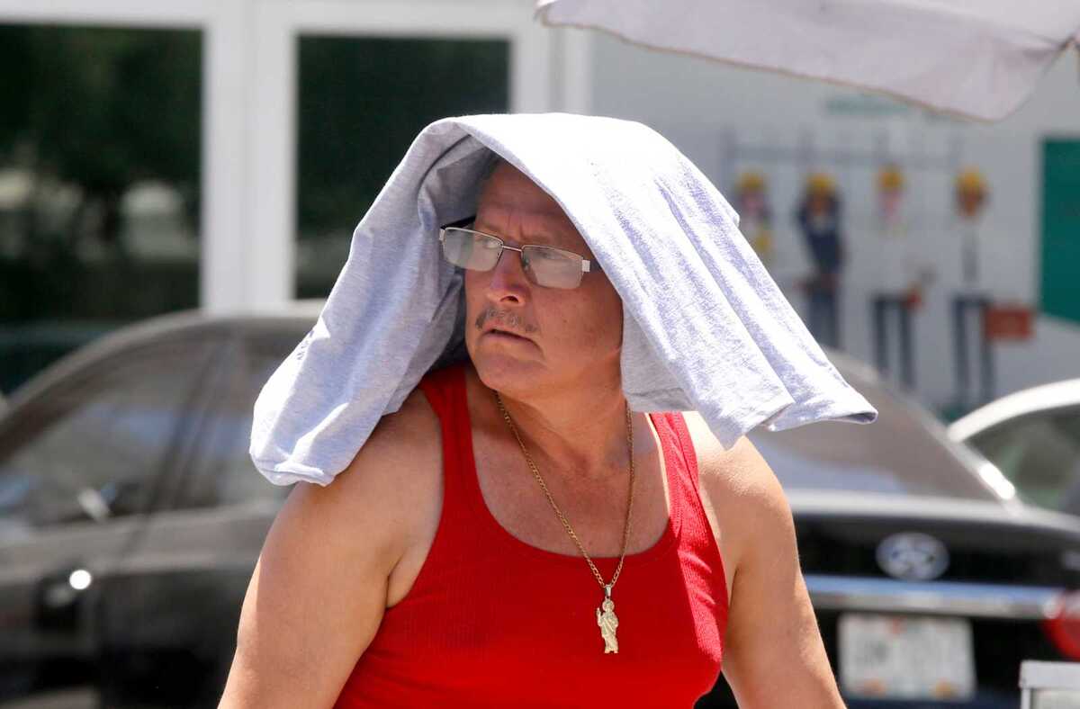Ola de calor en La Laguna. (Roberto Amaya)