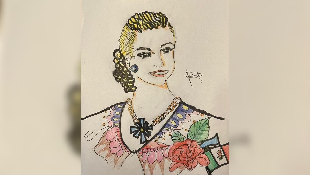 El hijo del abogado Guido Croxatto regaló un dibujo a AMLO. | Especial