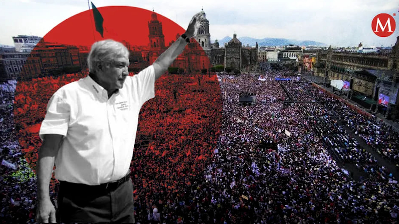 Comienzan a llegar simpatizantes de AMLO al Zócalo de CdMx