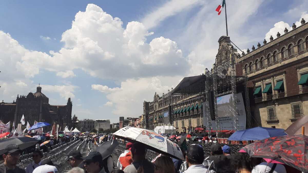 Evento AMLO Zócalo CdMx