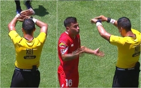El árbitro del Toluca vs Necaxa anuló un gol de los Diablos Rojos por esta insólita razón.