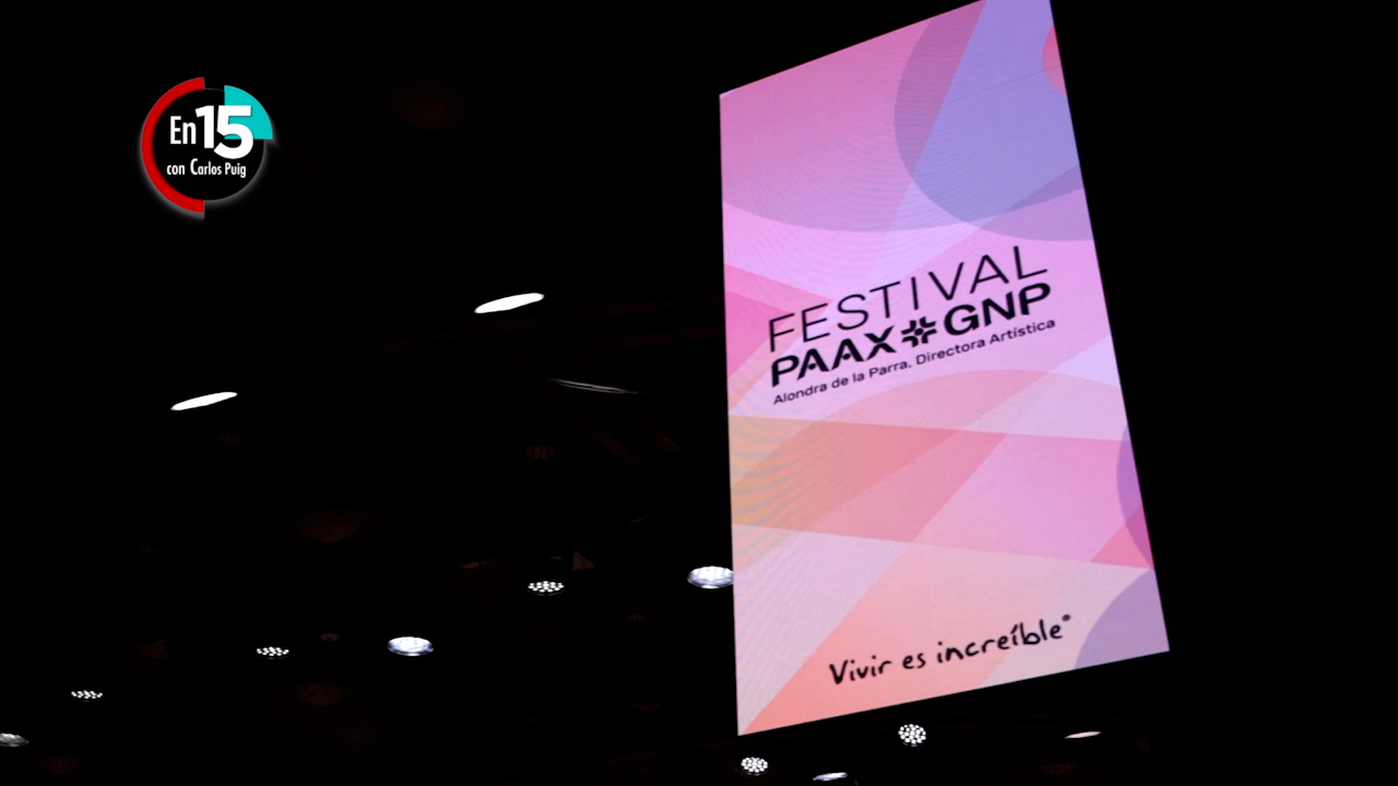 Alekséi Igudesman, Perla Fernández y David Dalpaiz en el 'Festival Paax GNP' | En 15