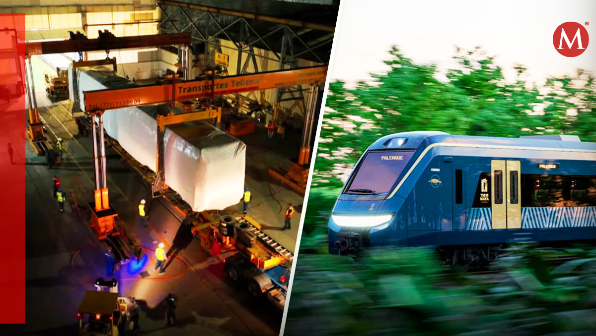 El primer convoy del Tren Maya partió rumbo a Cancún| Especial