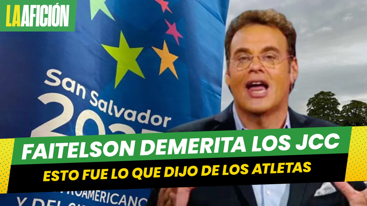 David Faitelson demerita nivel de los Juegos Centroamericanos