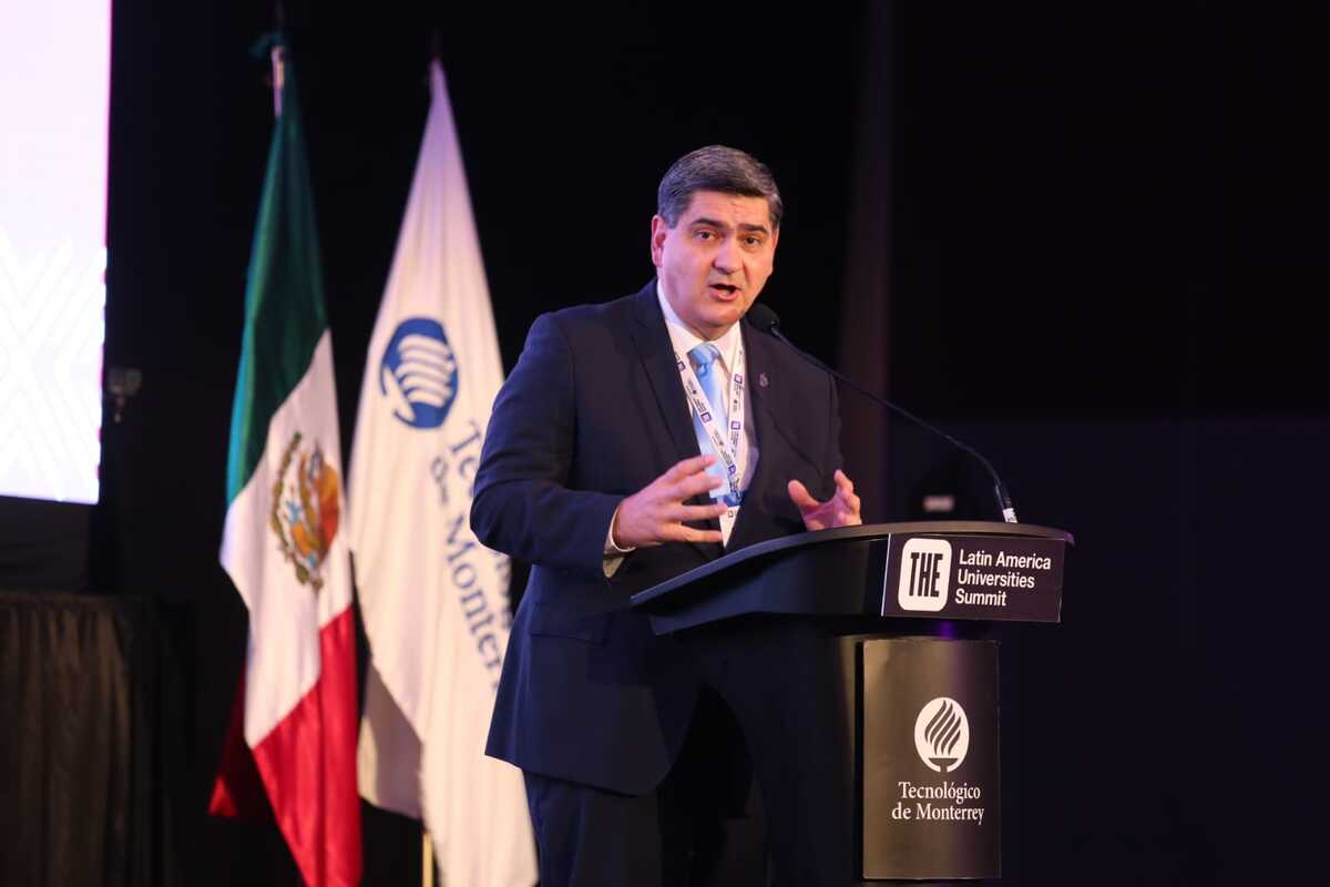 David Garza, presidente del Tecnológico de Monterrey. Foto: Roberto Alanís