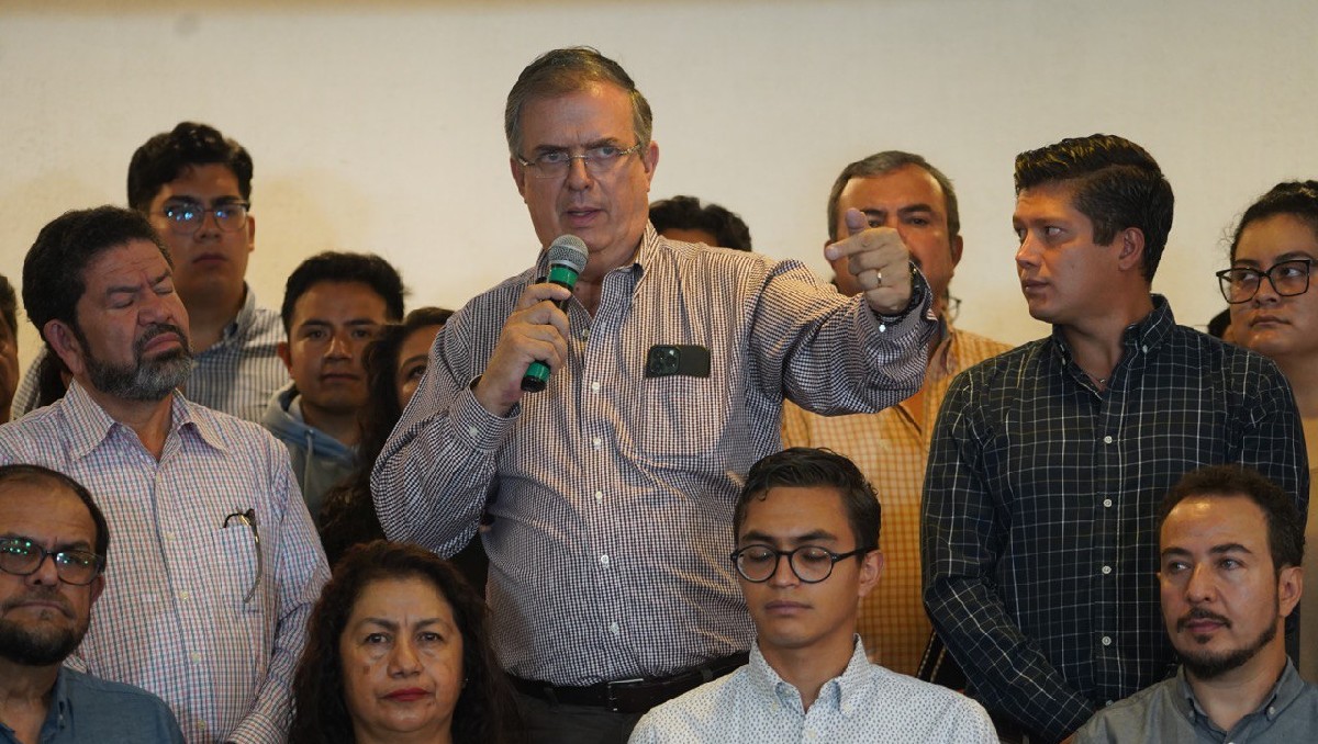 Marcelo Ebrard indiferente sobre los candidatos del Frente Amplio por México (Especial)