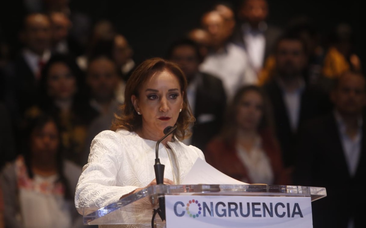 Ruiz Massieu ante peticiones de priistas para renunciar al Senado: "me debo a los ciudadanos". | Ariana Pérez