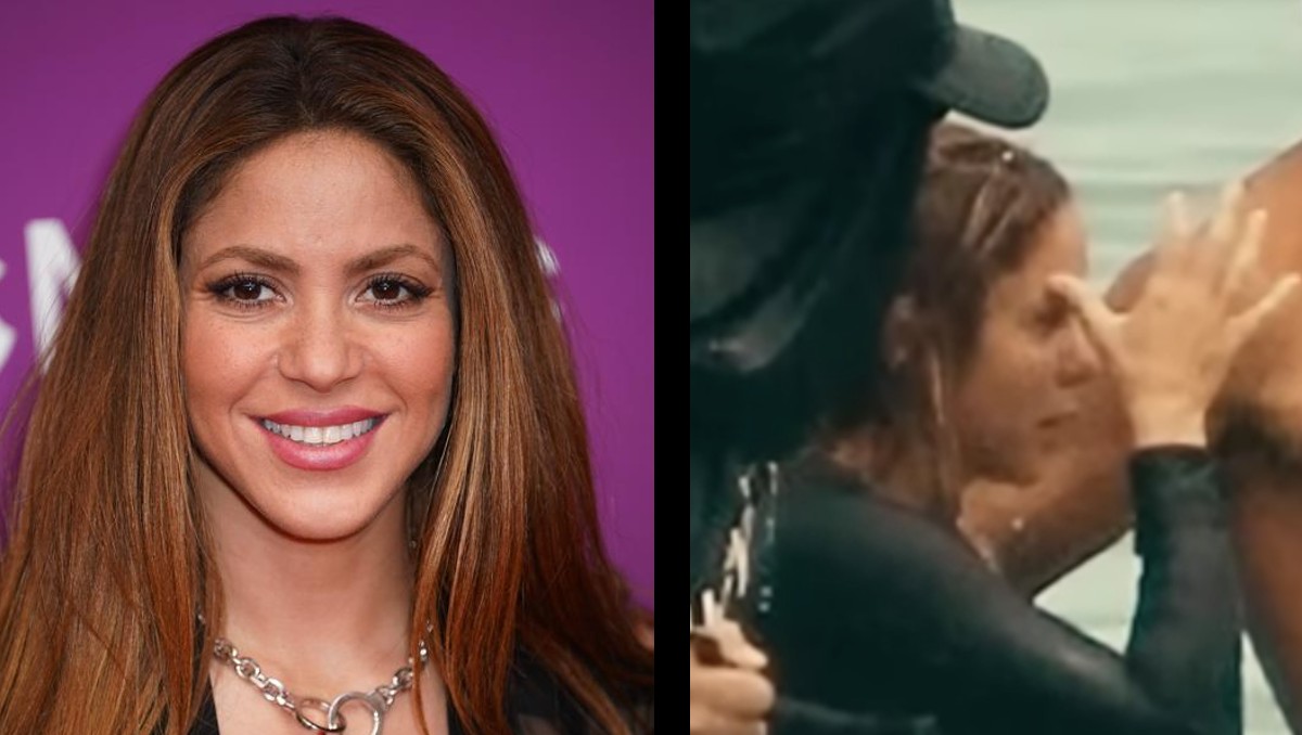 Shakira fue apoyada por instructores a salir. | ESPECIAL