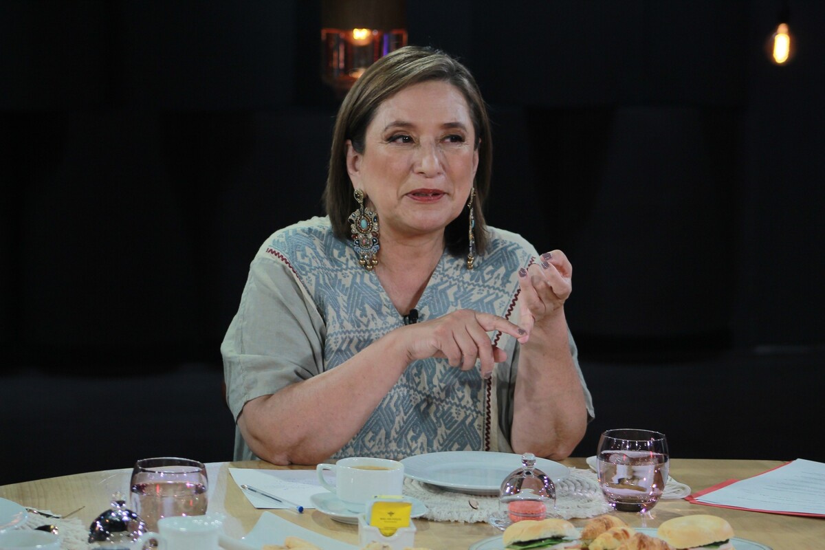 Xóchitl Gálvez en Café Milenio | Fotografía: Daniel López