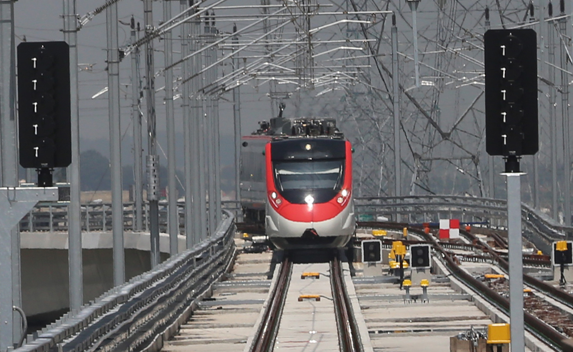 Se prevé que en septiembre un tramo del Tren México-Toluca inicie operaciones. | Javier Ríos