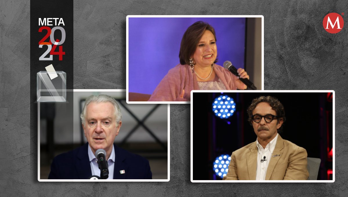 Los primeros en registrarse serán Xóchitl Gálvez, Santiago Creel y Gabriel Quadri. | Fotos: Raúl Palacios, Rolando Riestra y Araceli López
