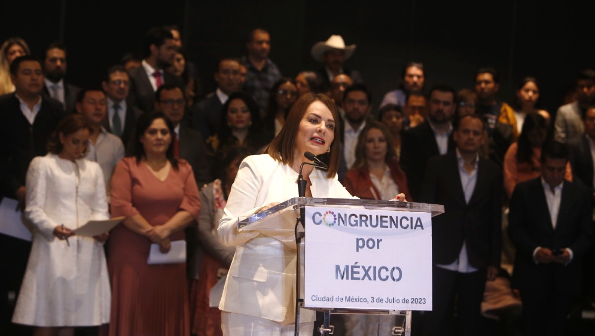 La  senadora a apuntó que buscaron el momento más prudente para hacer pública su renuncia. | Ariana Pérez