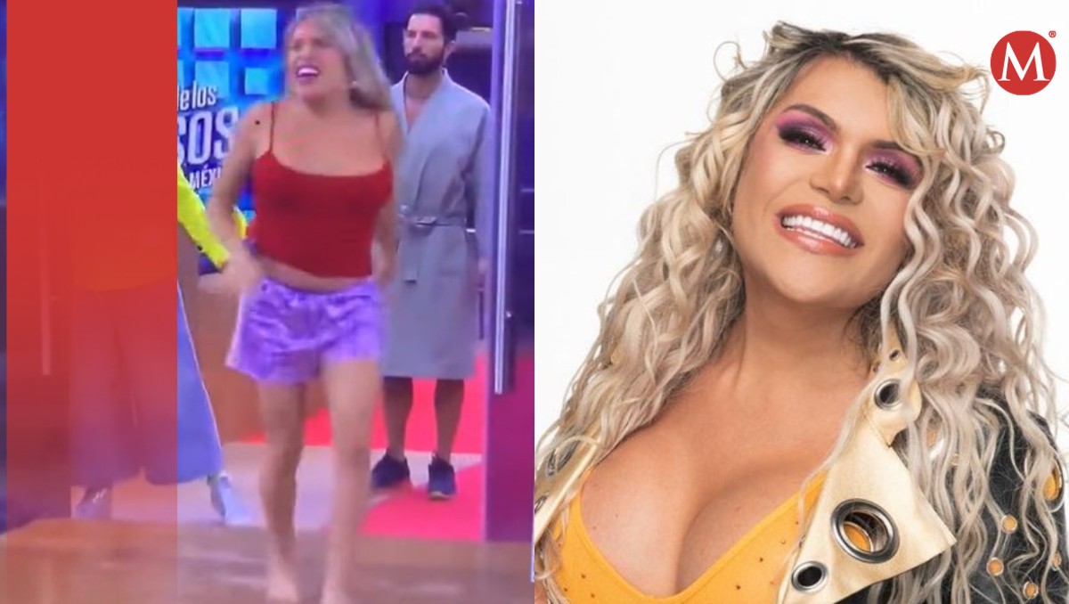 Wendy Guevara aprovechó la lluvia para recrear una escena como Lucero o Angélica Rivera.