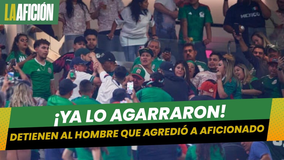 Detienen a hombre que apuñaló a aficionado en el partido México vs Qatar